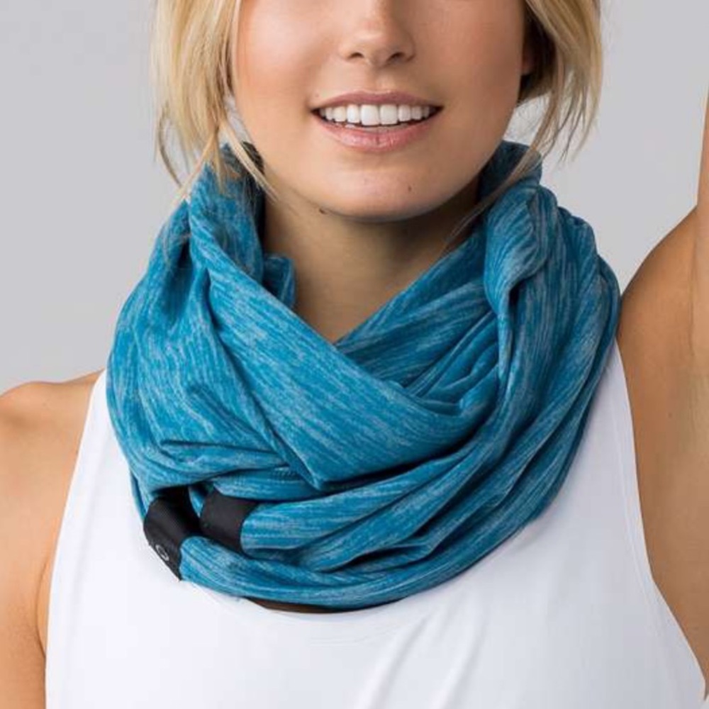 Blue Infinity Scarf